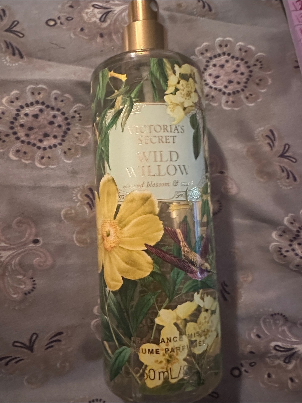 Victoria's Secret Wild Willow Yellow Floral Body Mist